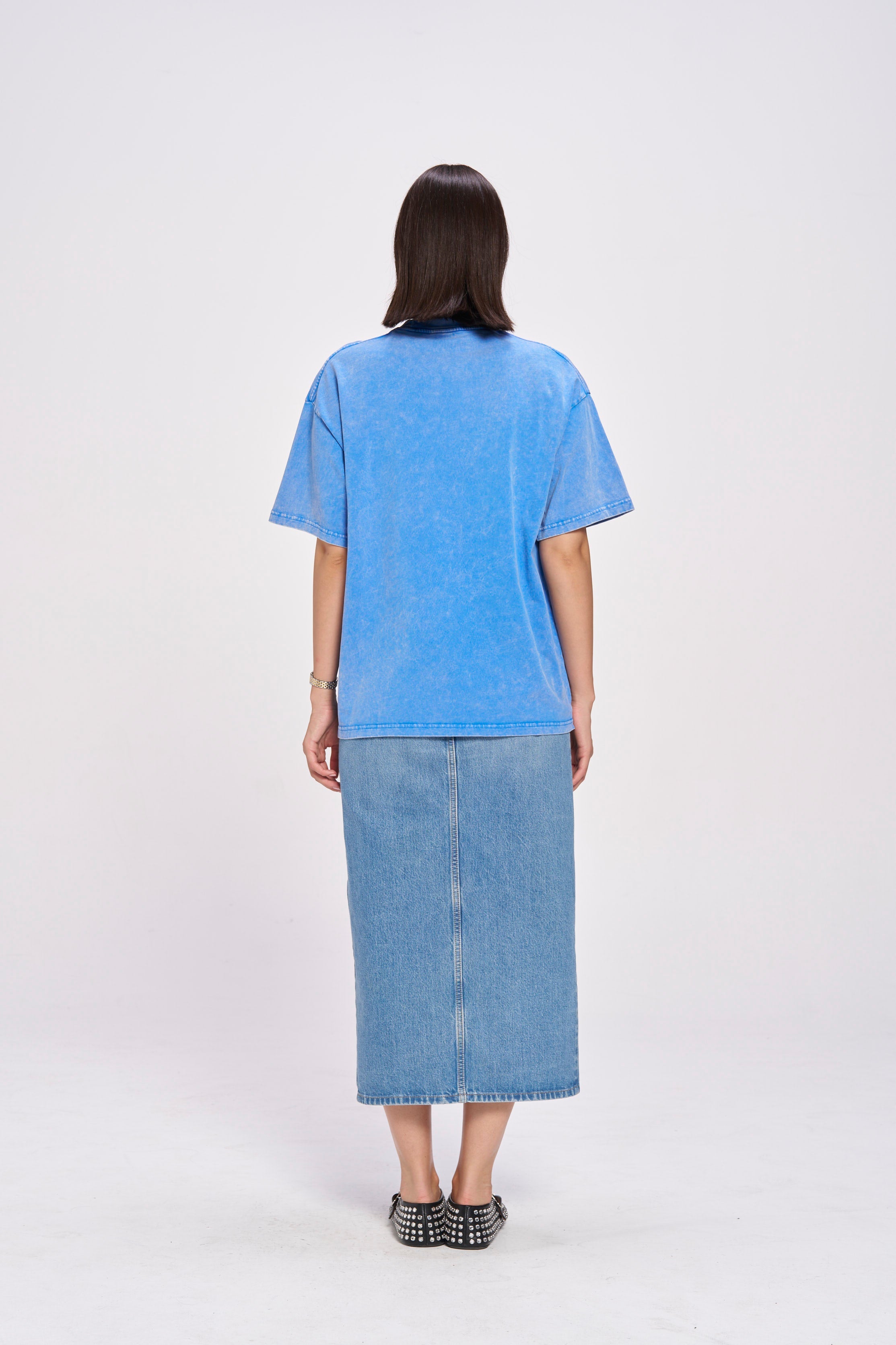 Caravan Baddie Oversize Acid Wash - MAKU THE LABEL 