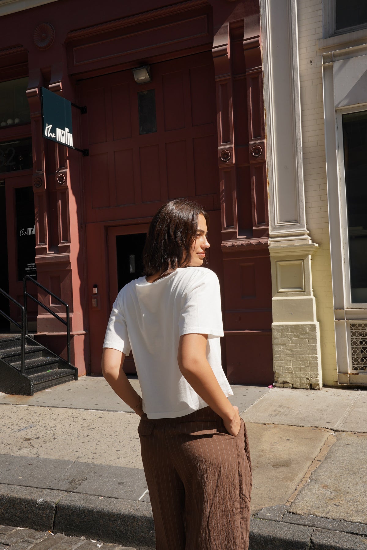 Banana Bra Boxy Crop Tee