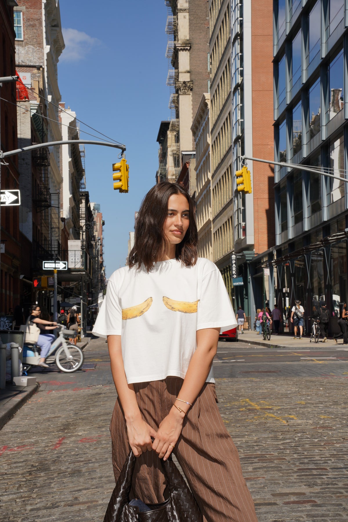 Banana Bra Boxy Crop Tee