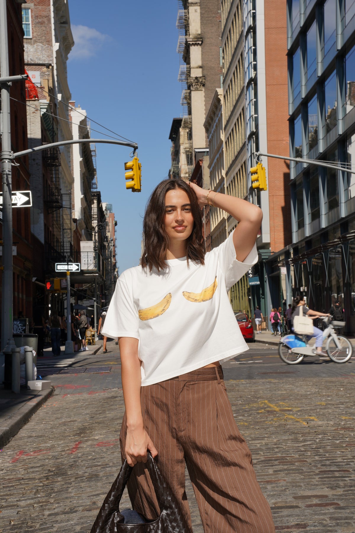Banana Bra Boxy Crop Tee