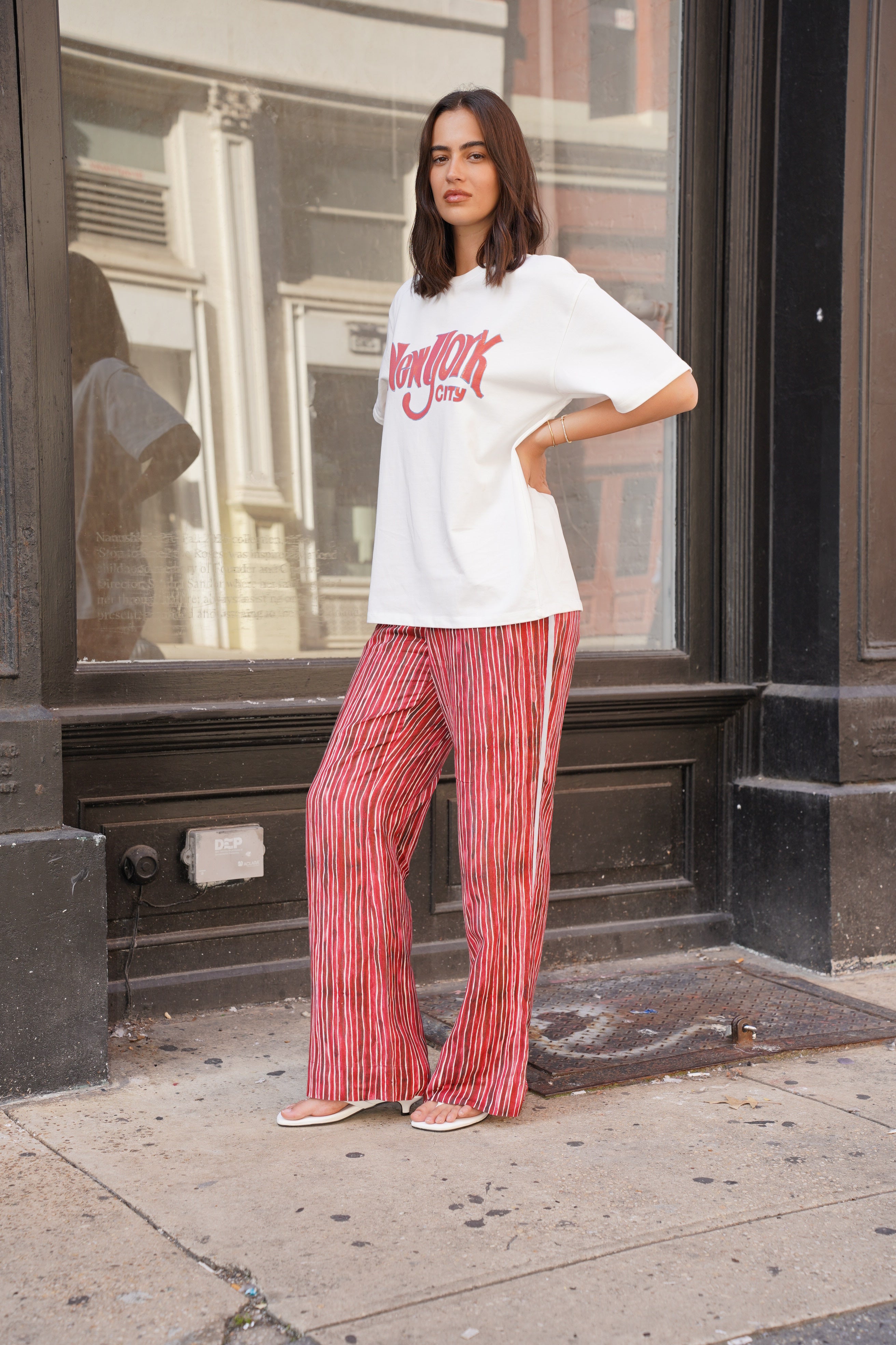 New York Logo Oversized Tee