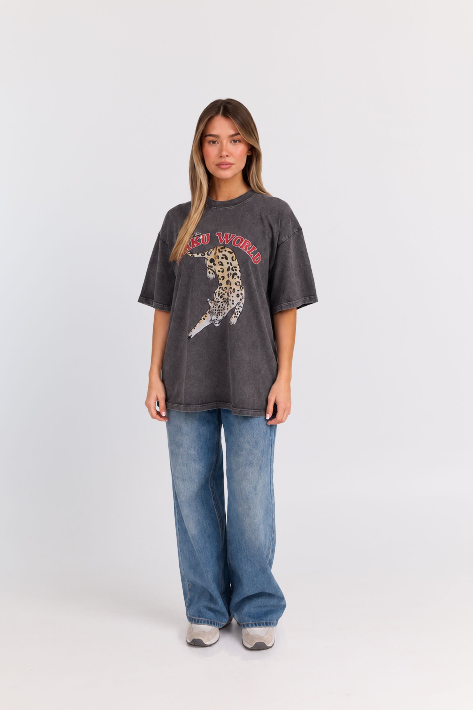 Vintage Leopard Oversize Tee