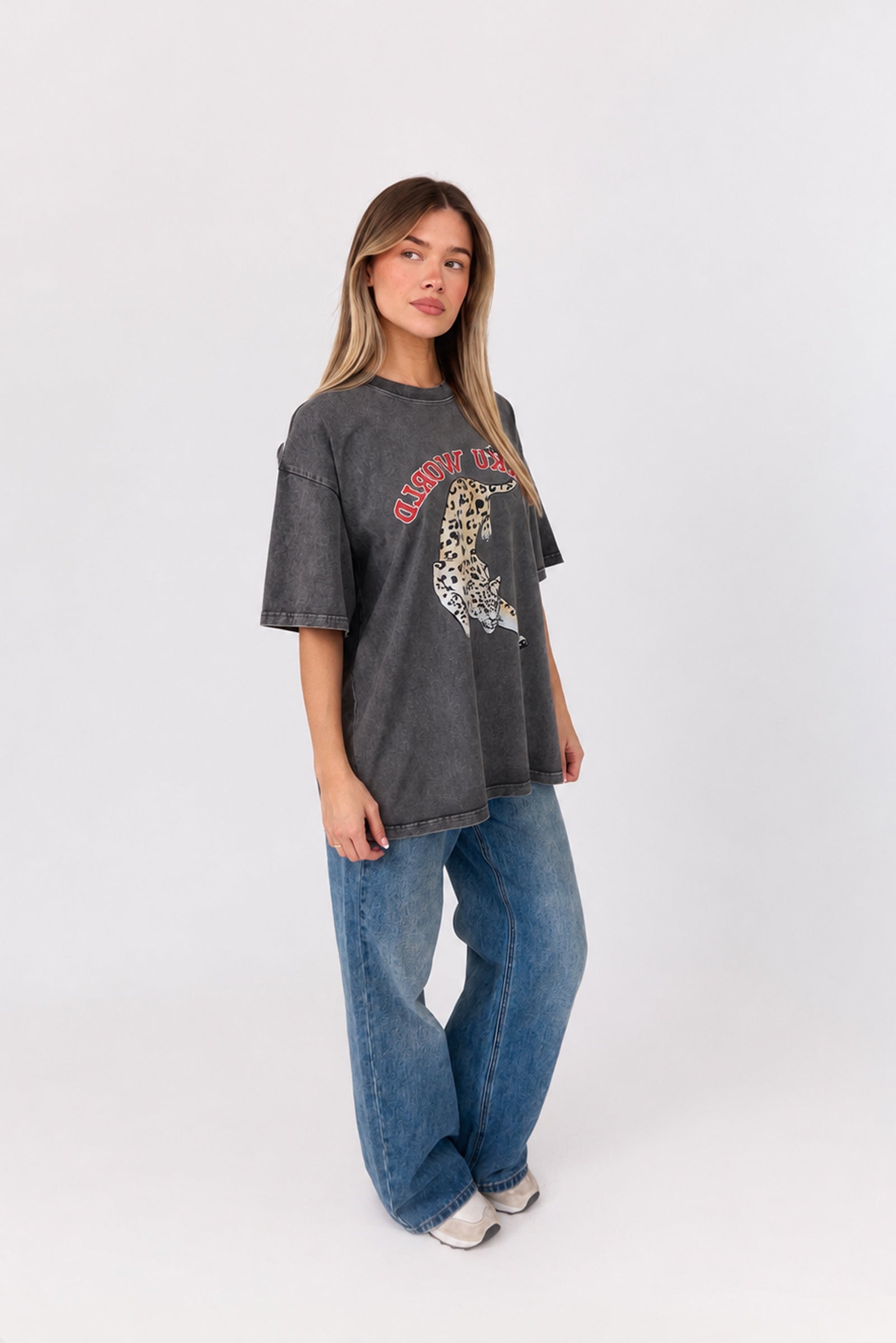 Vintage Leopard Oversize Tee