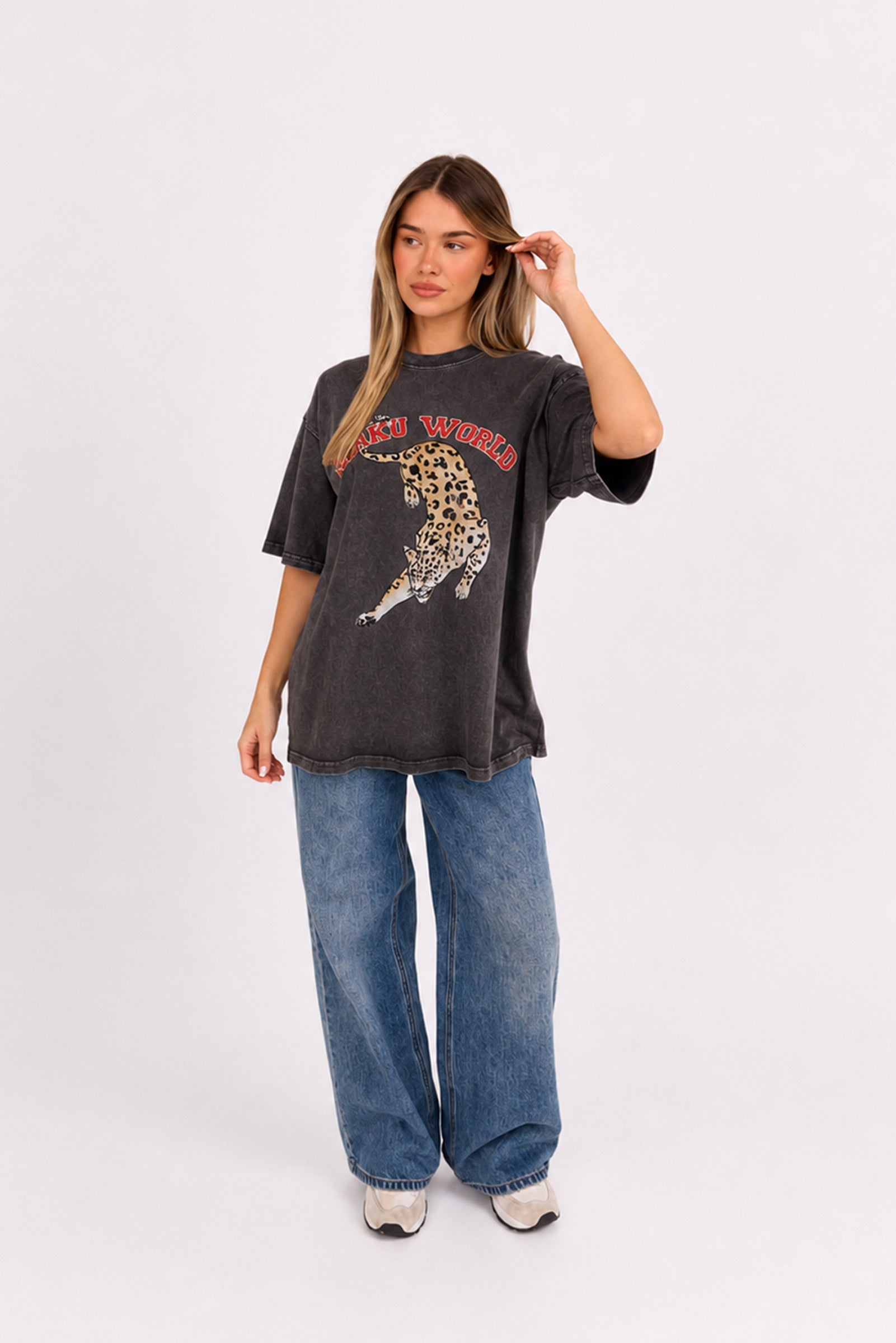 Vintage Leopard Oversize Tee