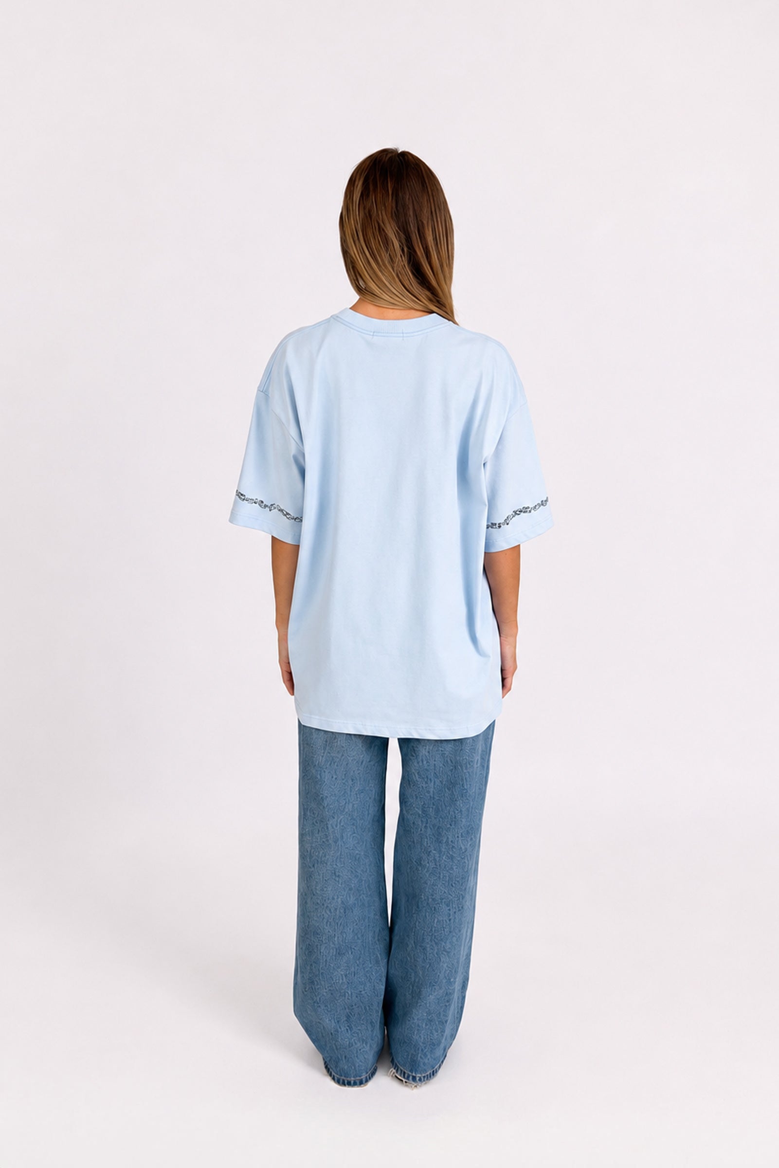 Chains & Roses Oversize Tee
