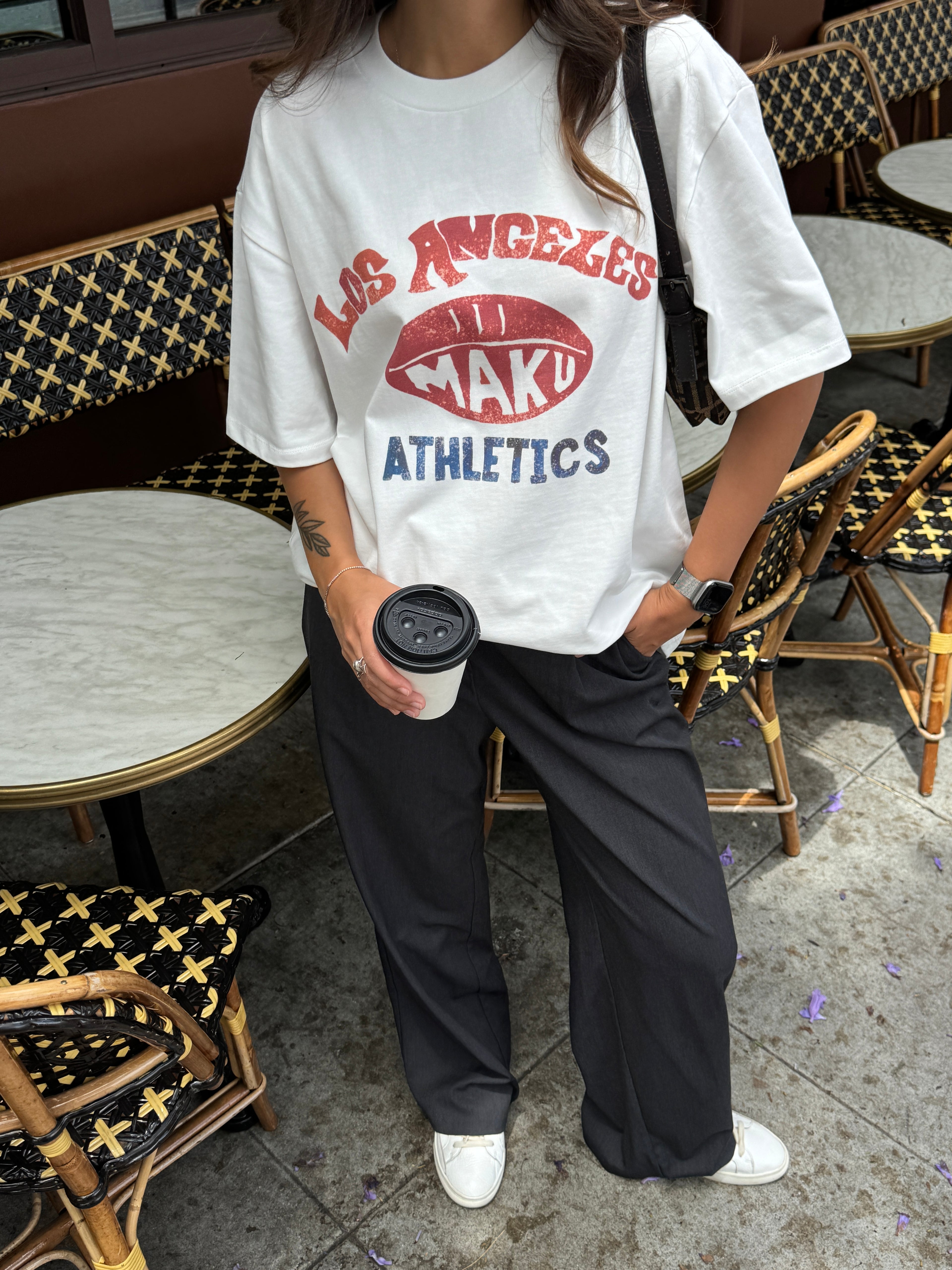 LA Athletics Boxy Crop Tee