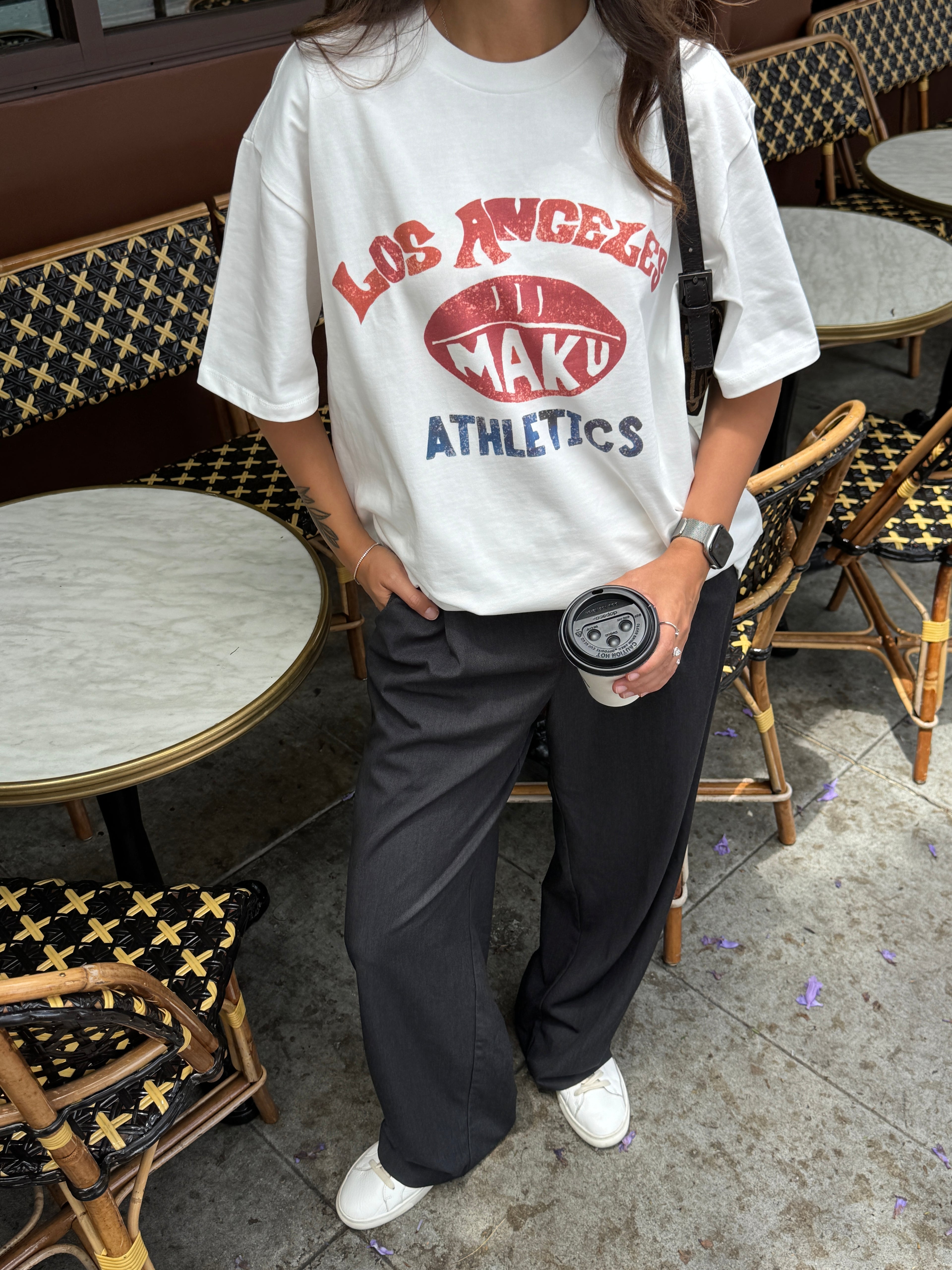 LA Athletics Boxy Crop Tee
