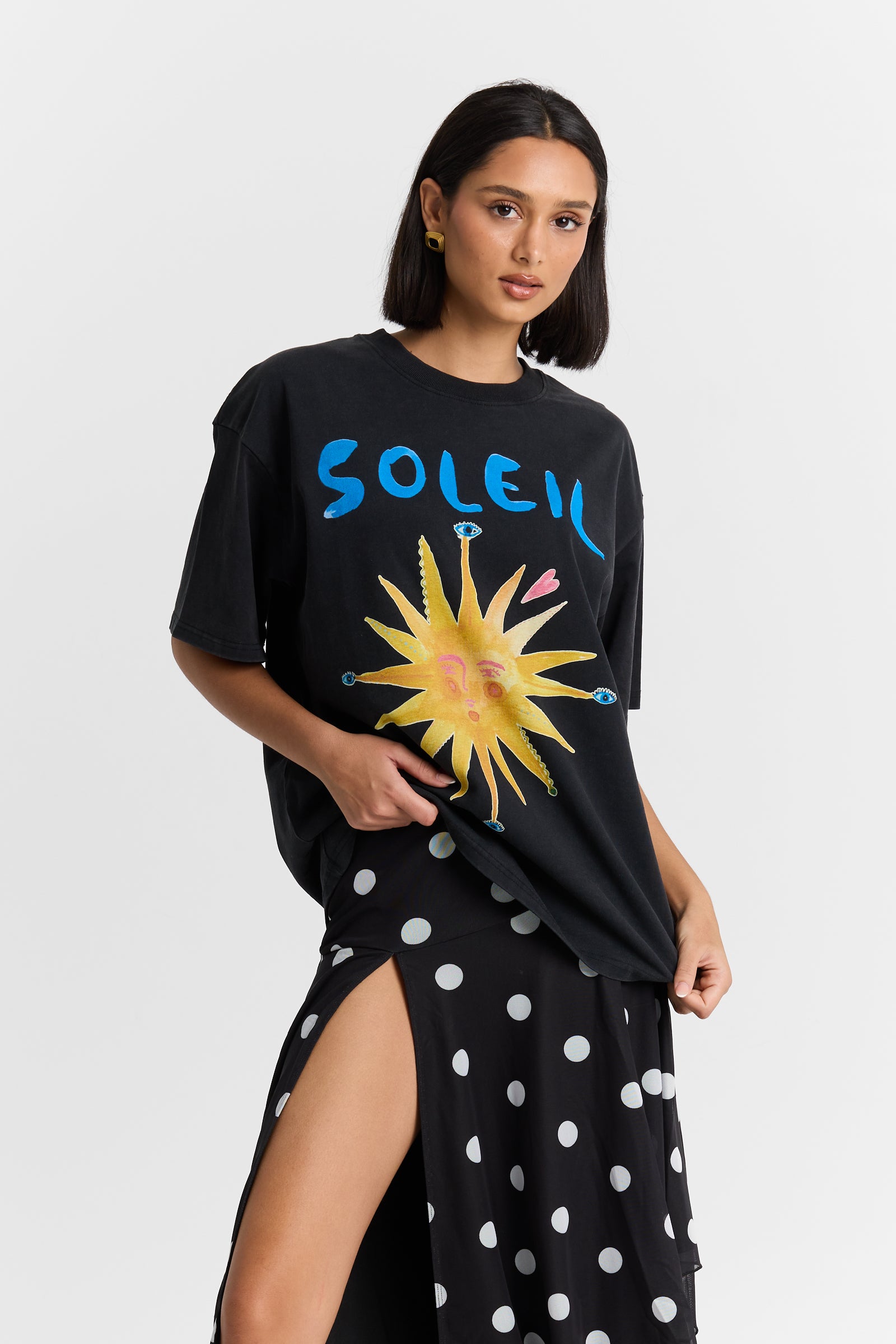 Soleil Oversize Wash Tee