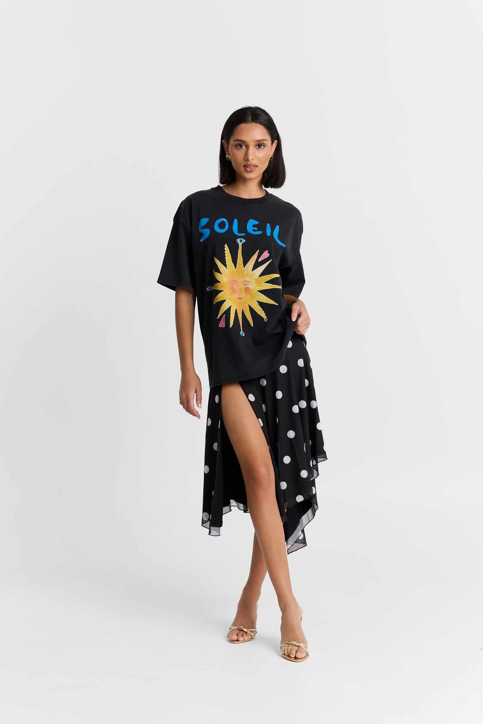 Soleil Oversize Wash Tee