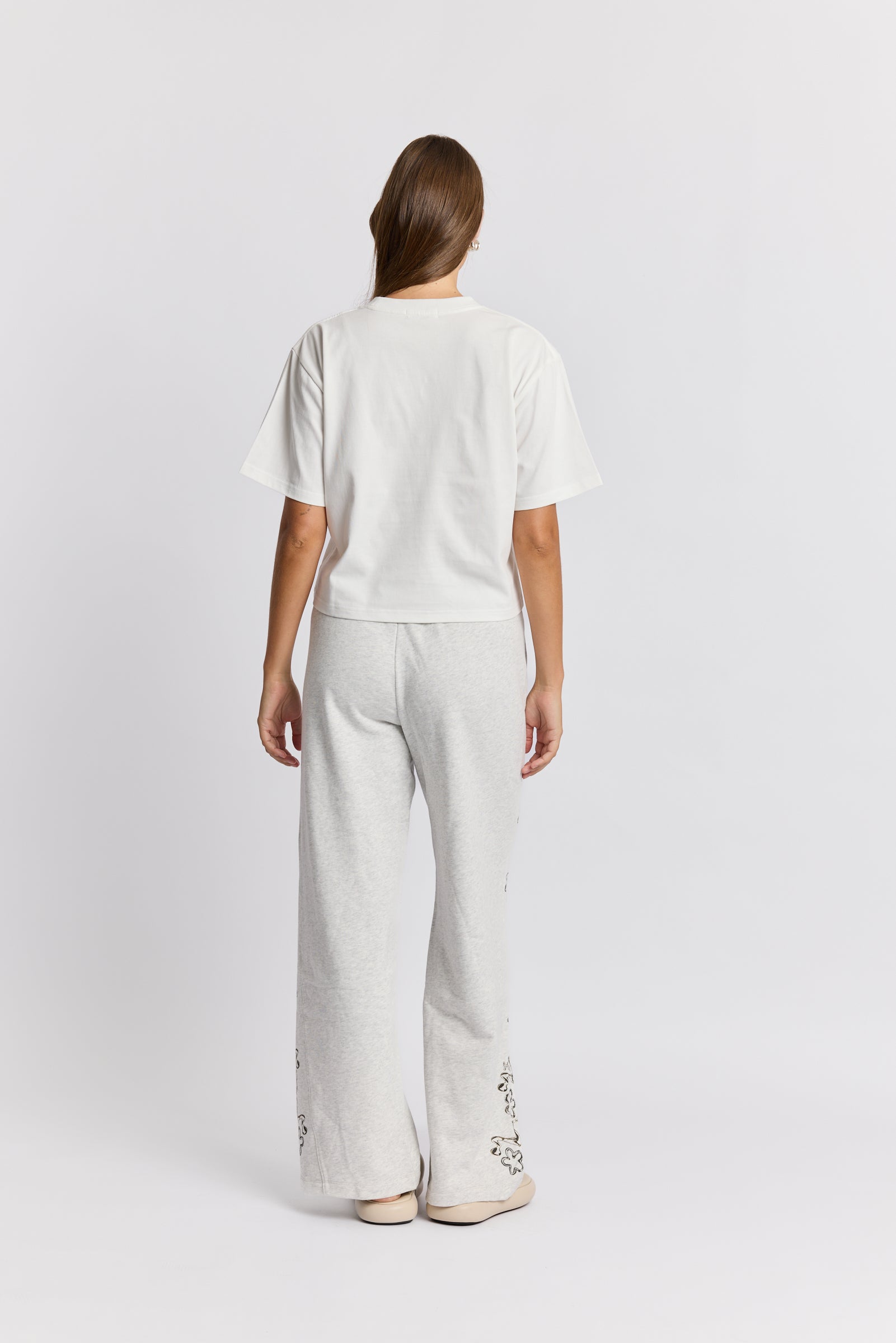 Chrome Bear Boxy Crop Tee