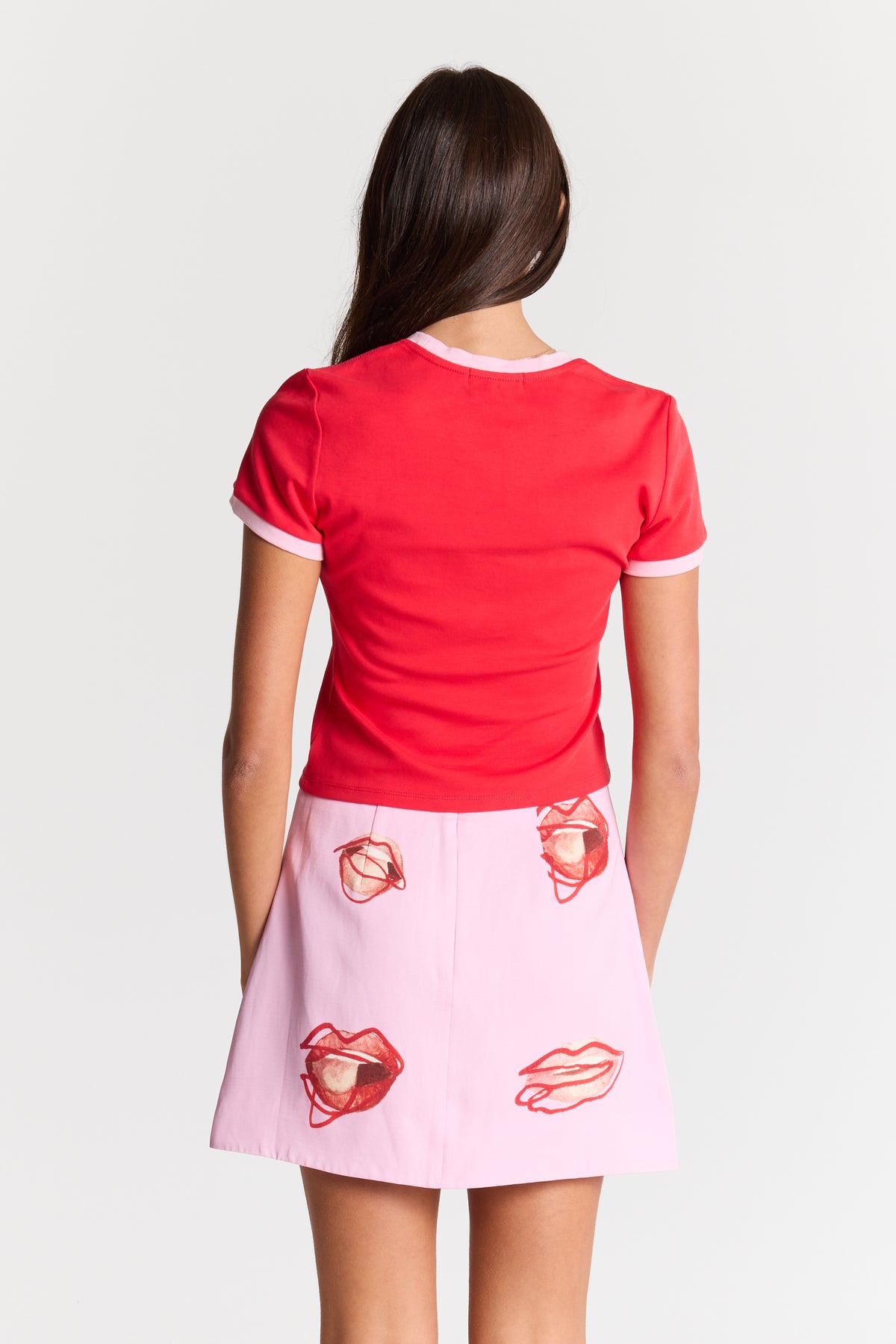 Kiss Me Ringer Tee