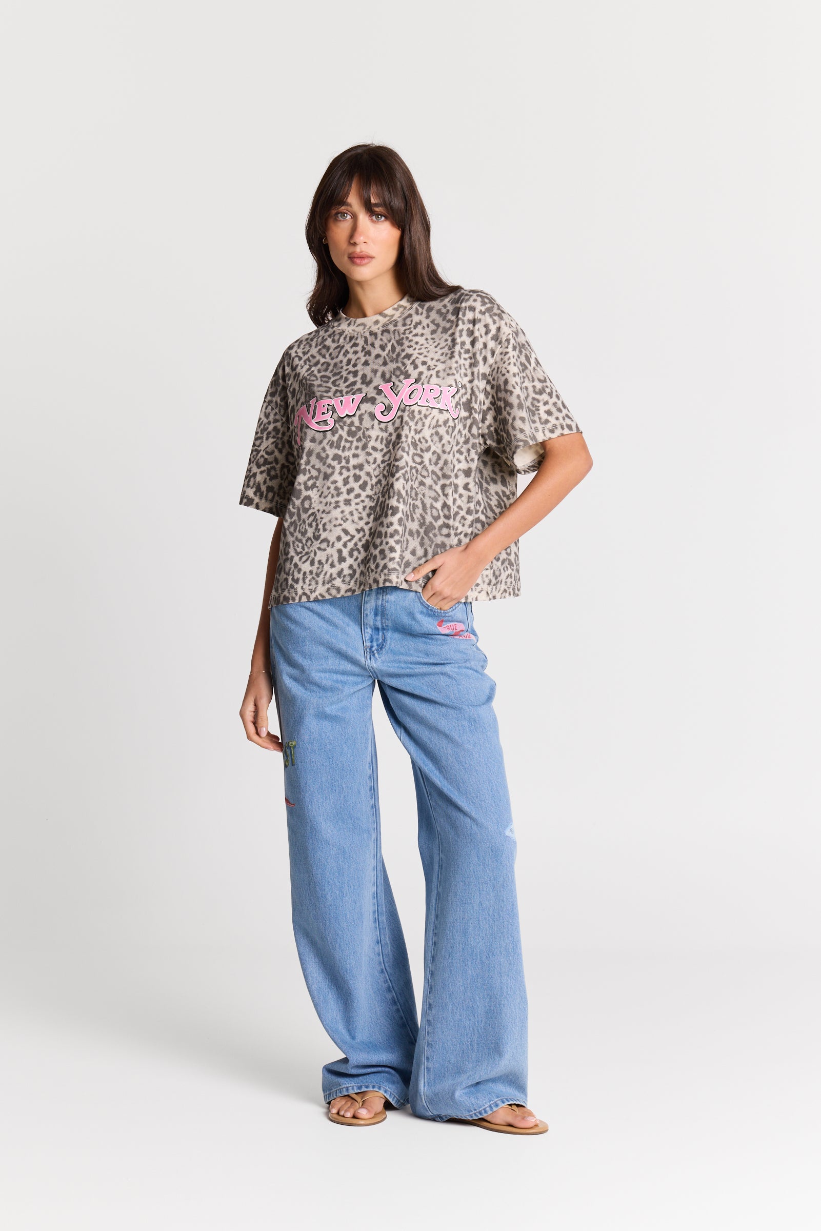 New York Leopard Tee