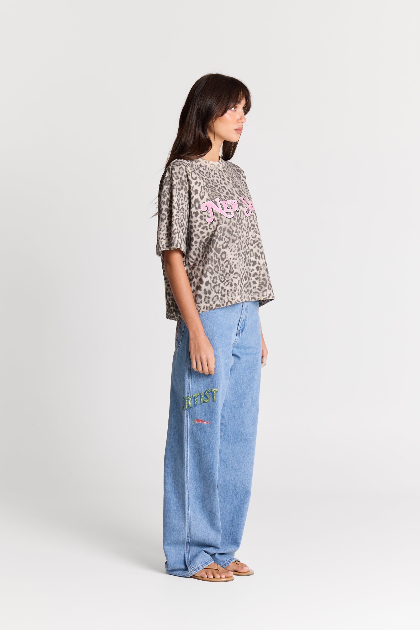 New York Leopard Tee