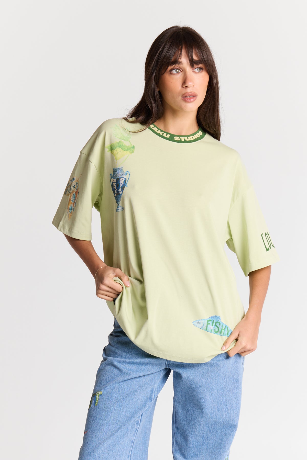 Tattoo Studio Oversized Tee