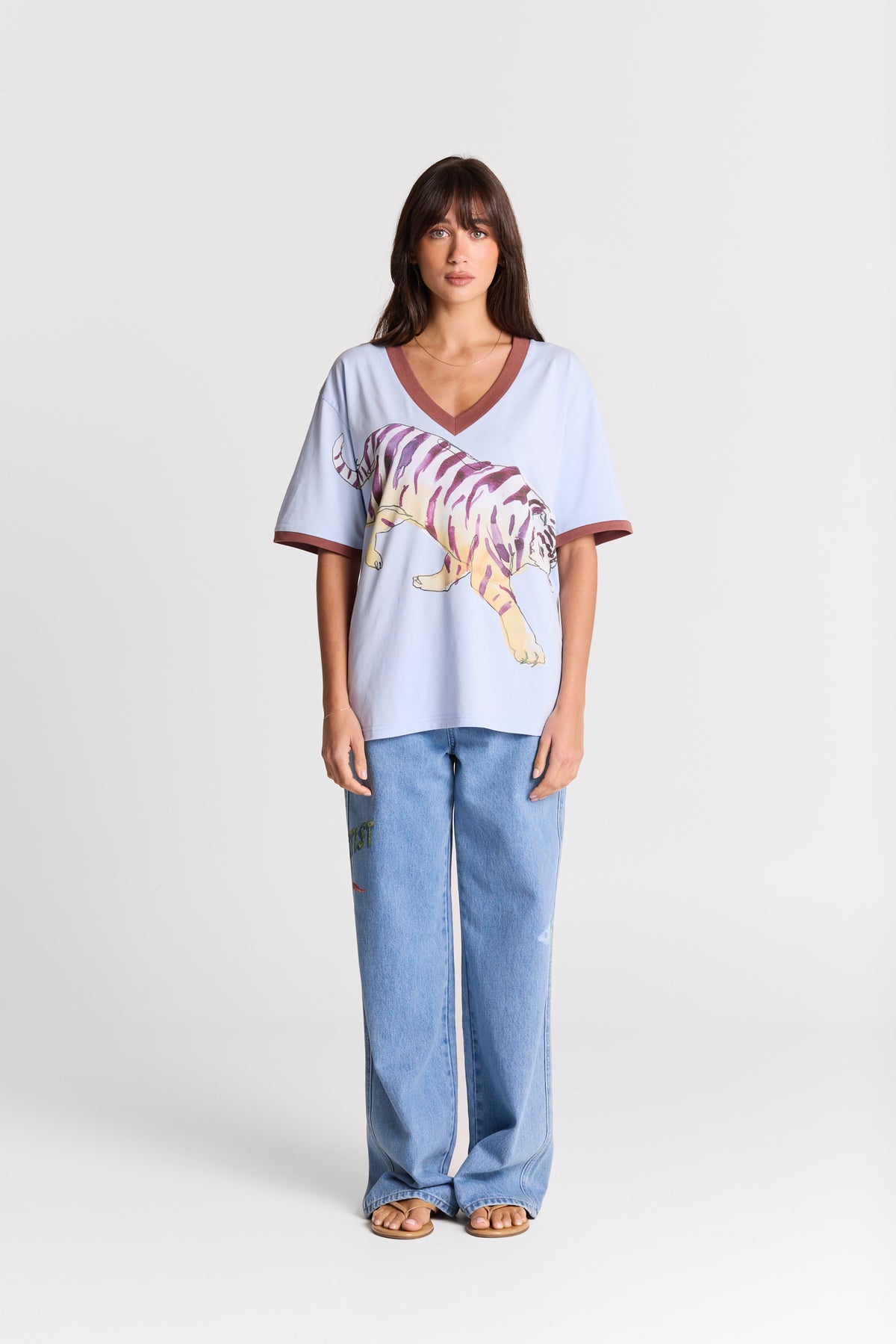 Wilder Than She Looks V-Neck Tee - Coming Soon