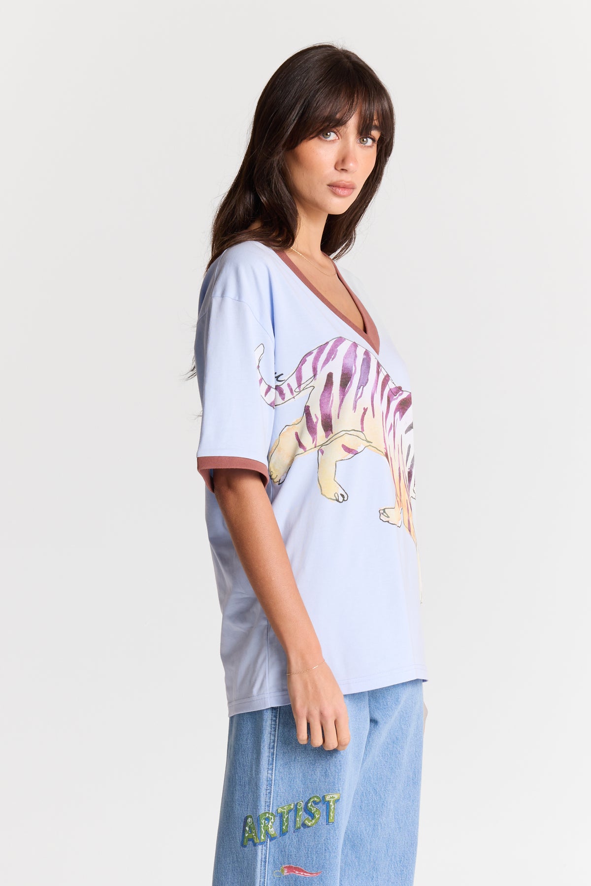 Wilder Than She Looks V-Neck Tee - Coming Soon