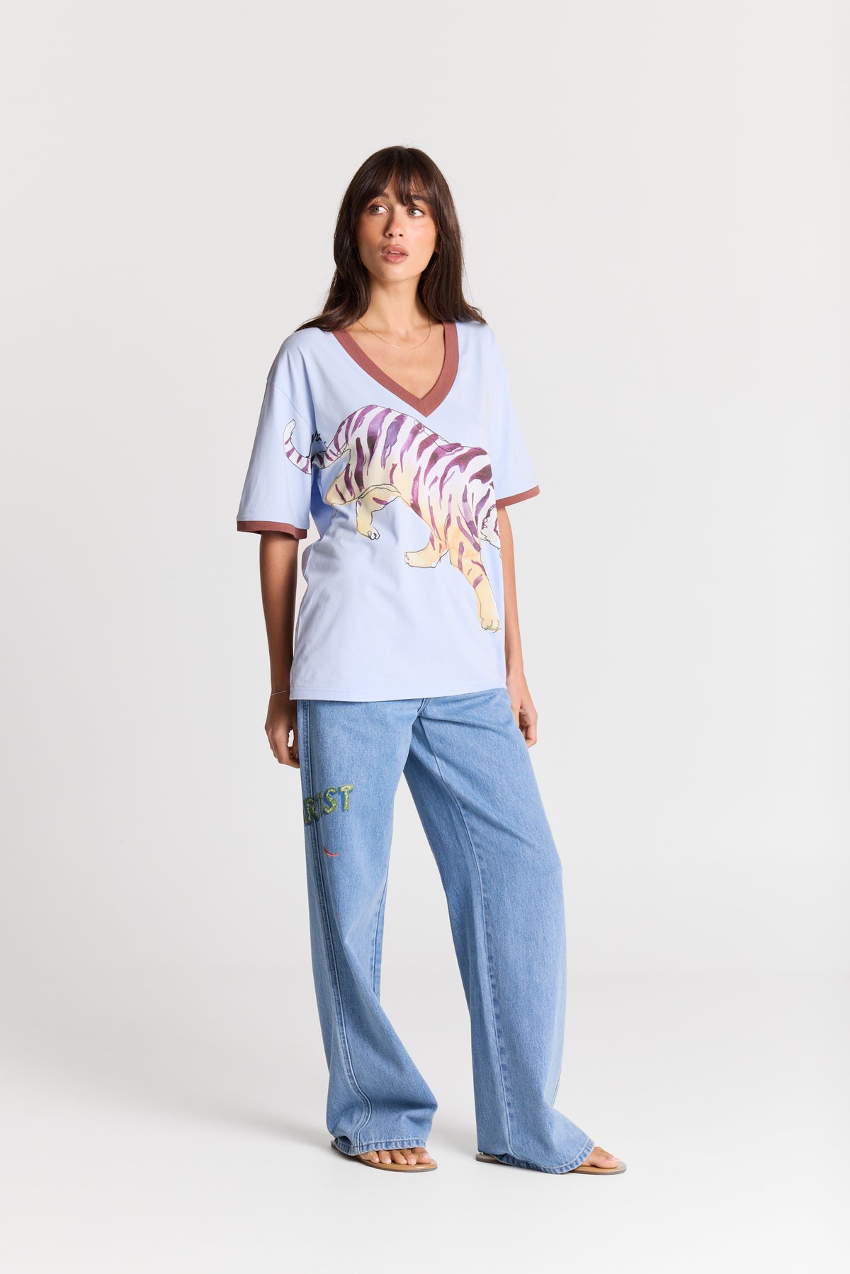 Wilder Than She Looks V-Neck Tee - Coming Soon