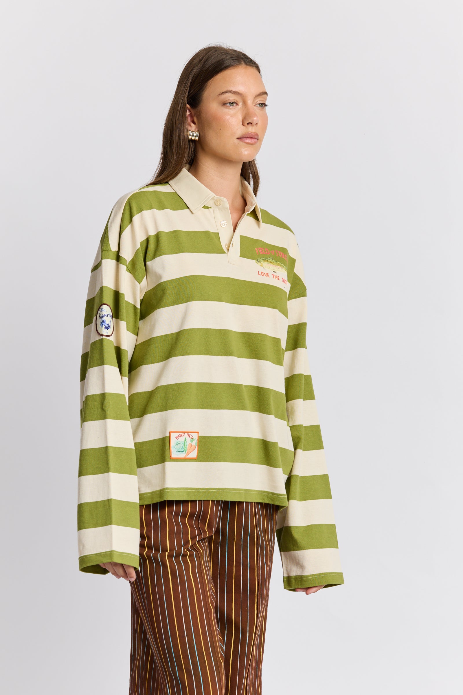 Gone Fishing Rugby Long Sleeve