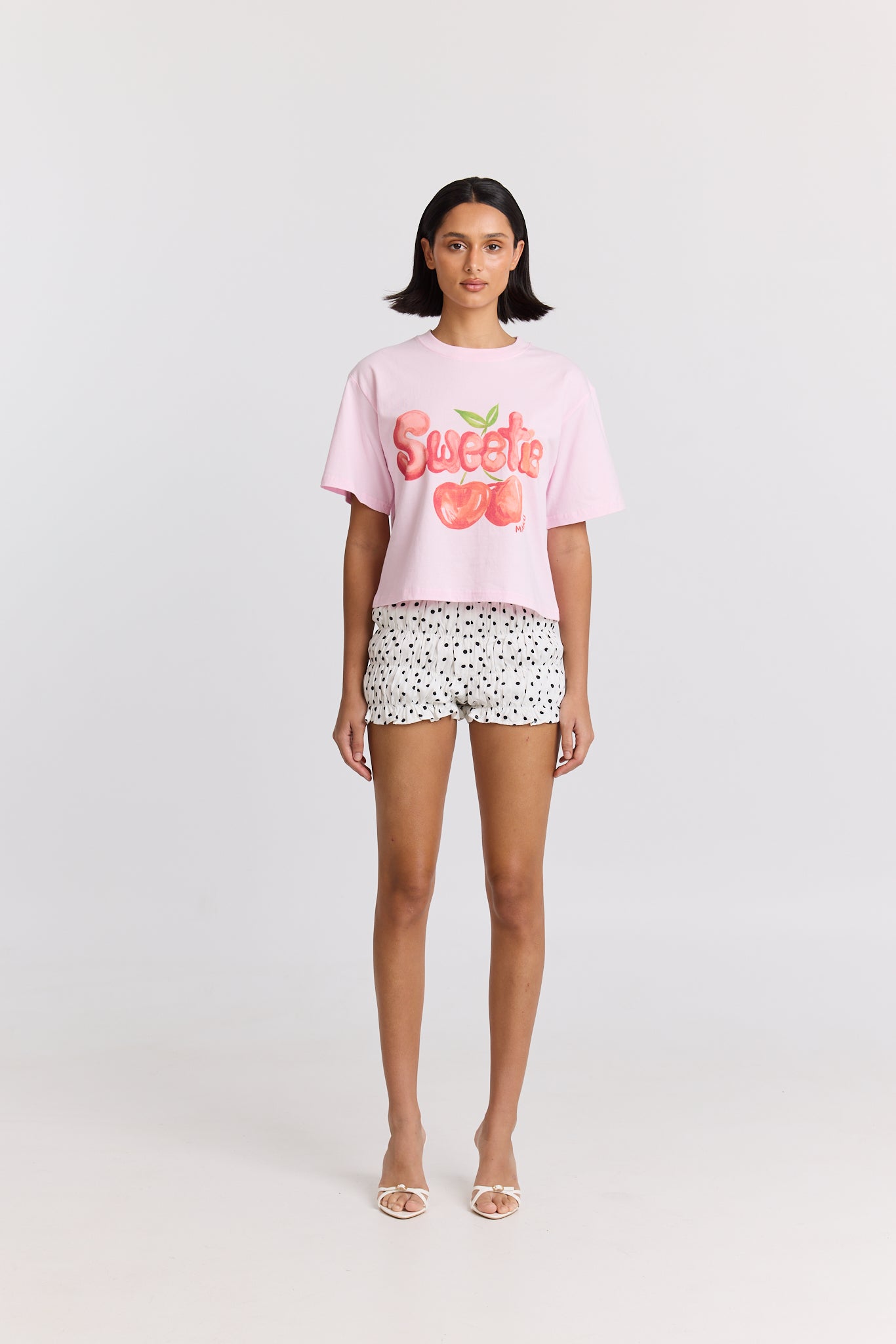 Sweetie Boxy Crop Tee