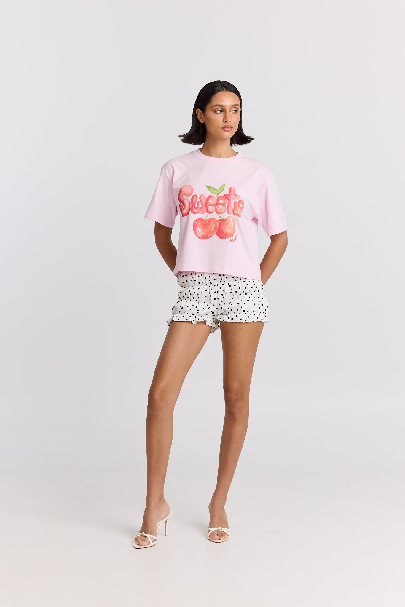 Sweetie Boxy Crop Tee