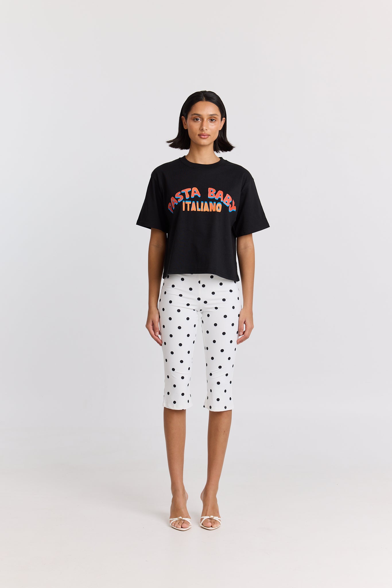 Pasta Baby Boxy Crop Tee