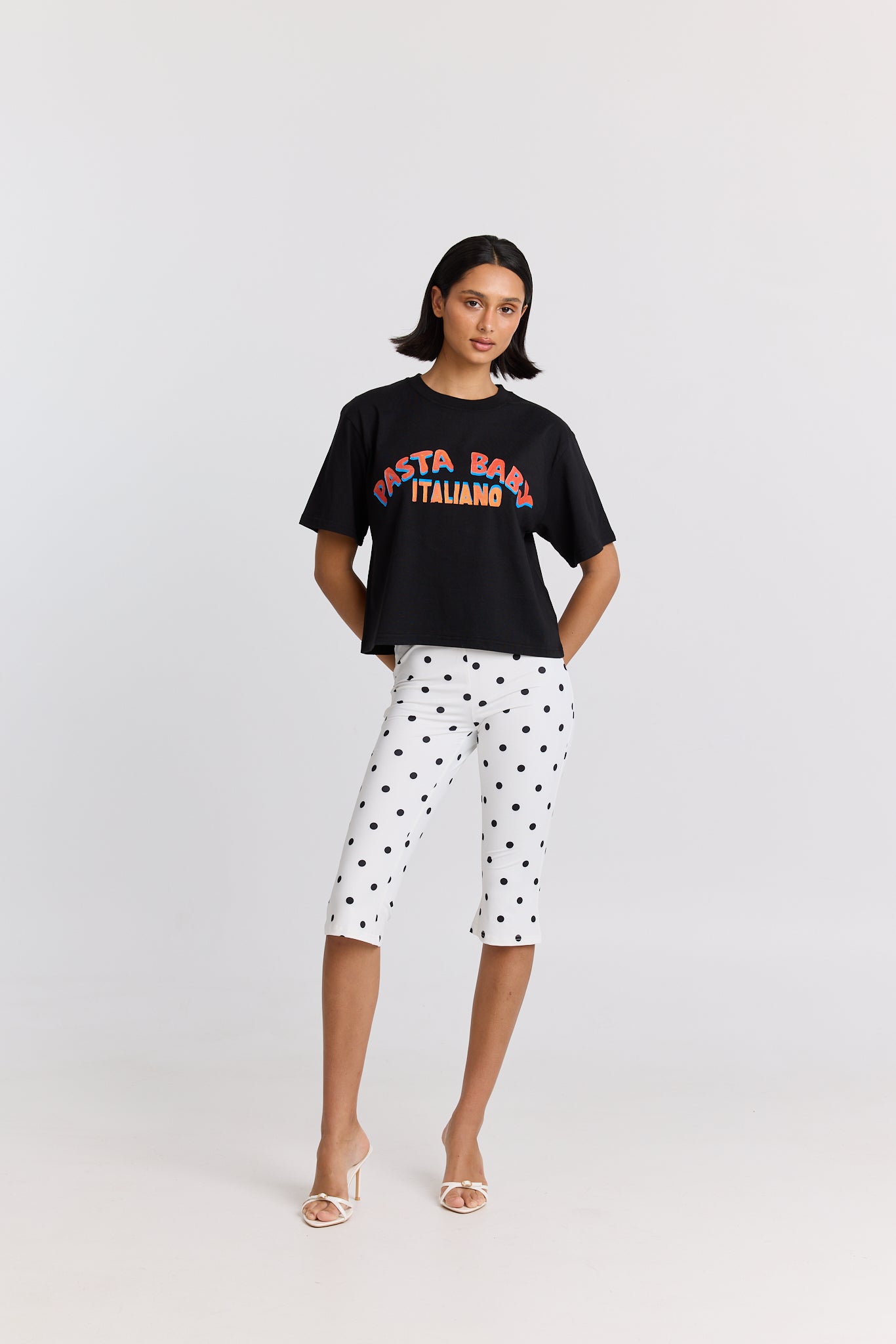 Pasta Baby Boxy Crop Tee