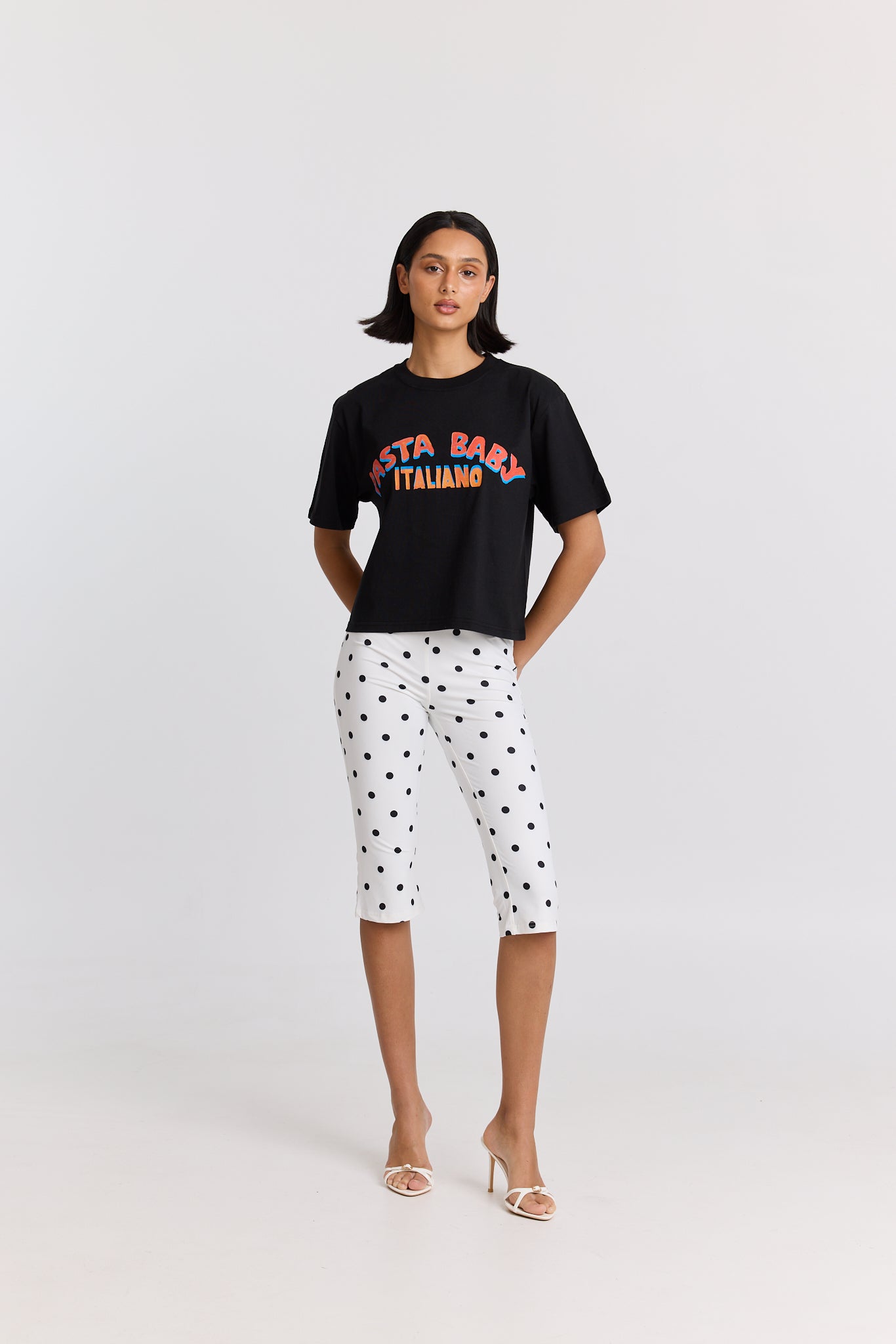 Pasta Baby Boxy Crop Tee