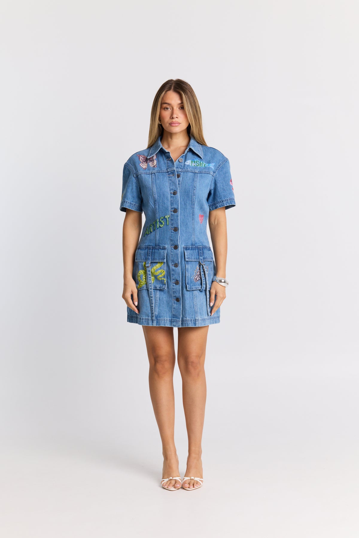 Tattoo Denim Dress