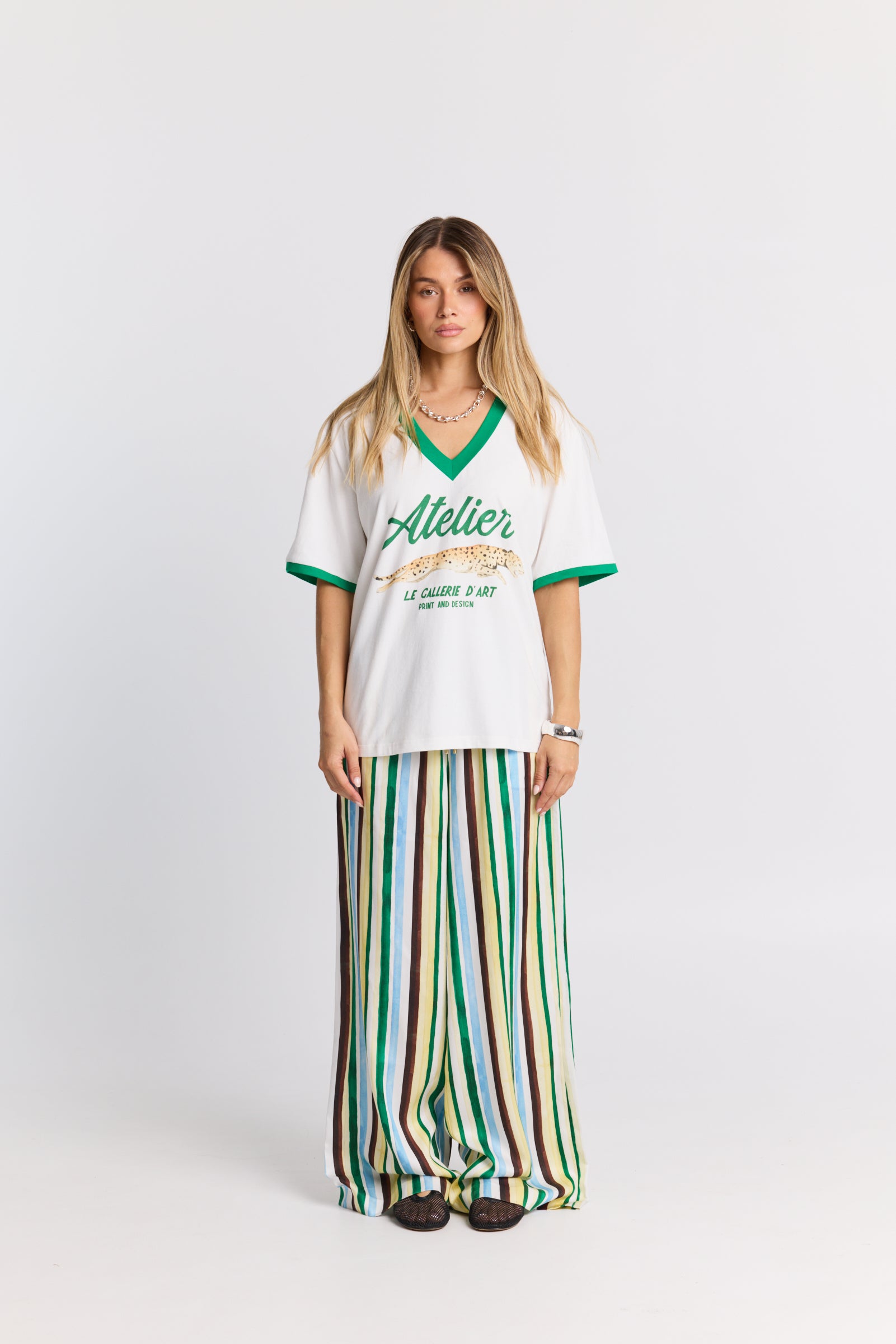 Atelier V-Neck Tee- Pre Order