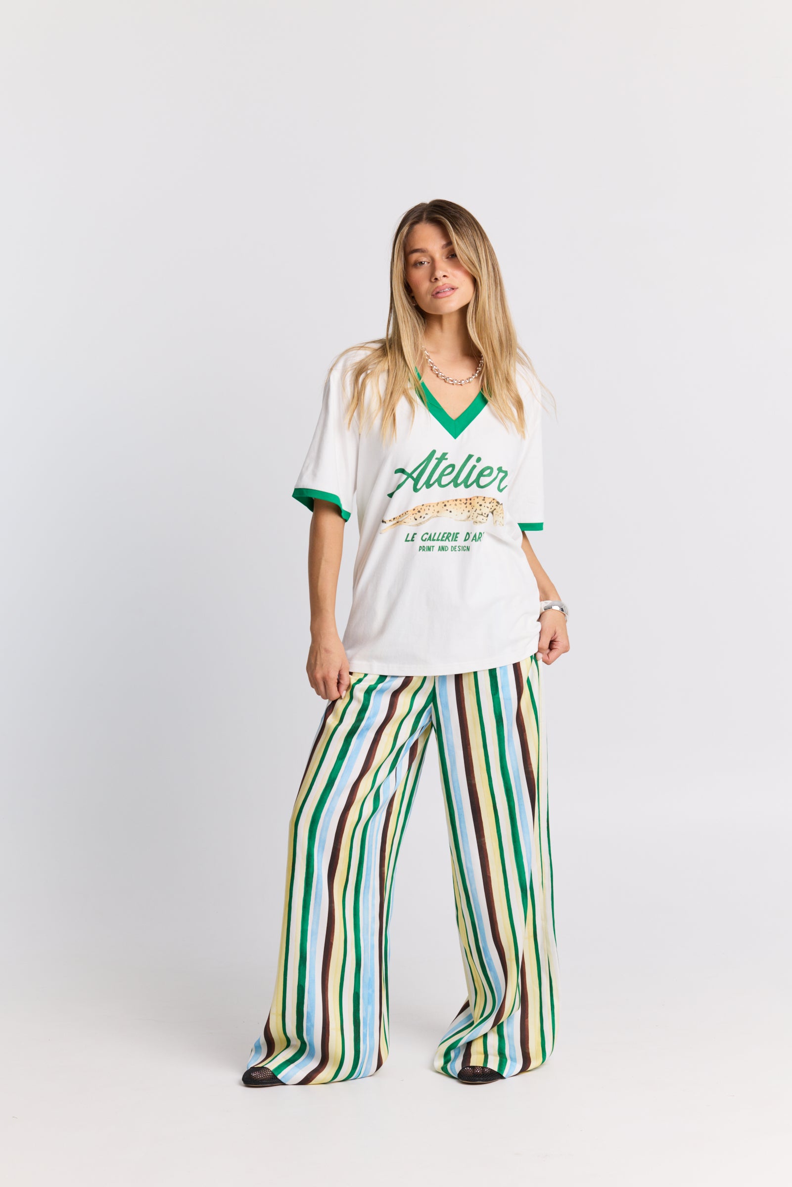 Atelier V-Neck Tee- Pre Order