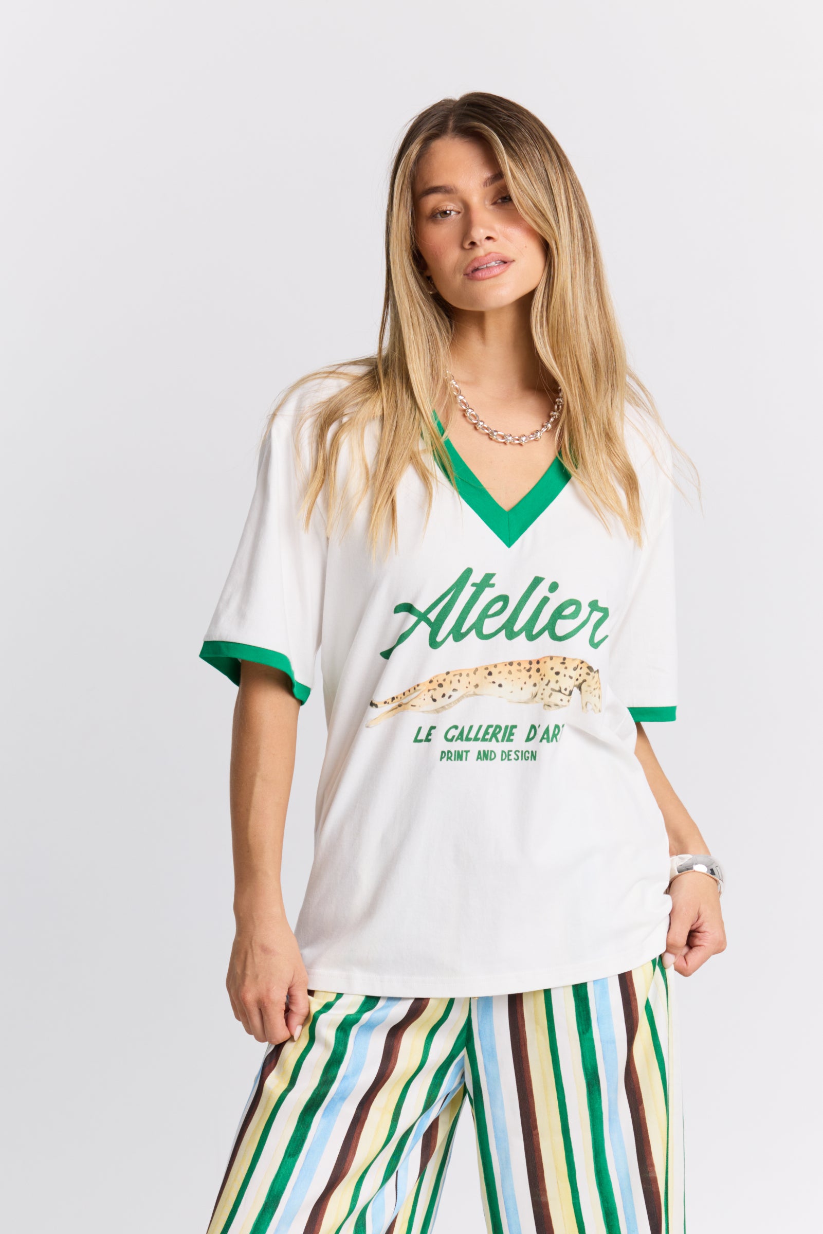 Atelier V-Neck Tee- Pre Order