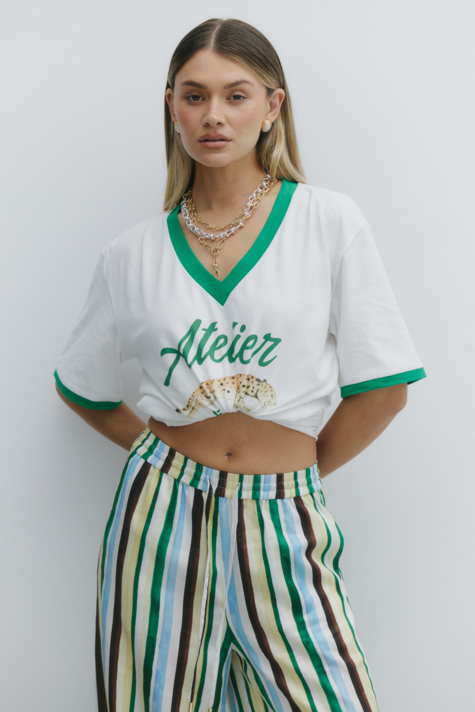 Atelier V-Neck Tee- Pre Order