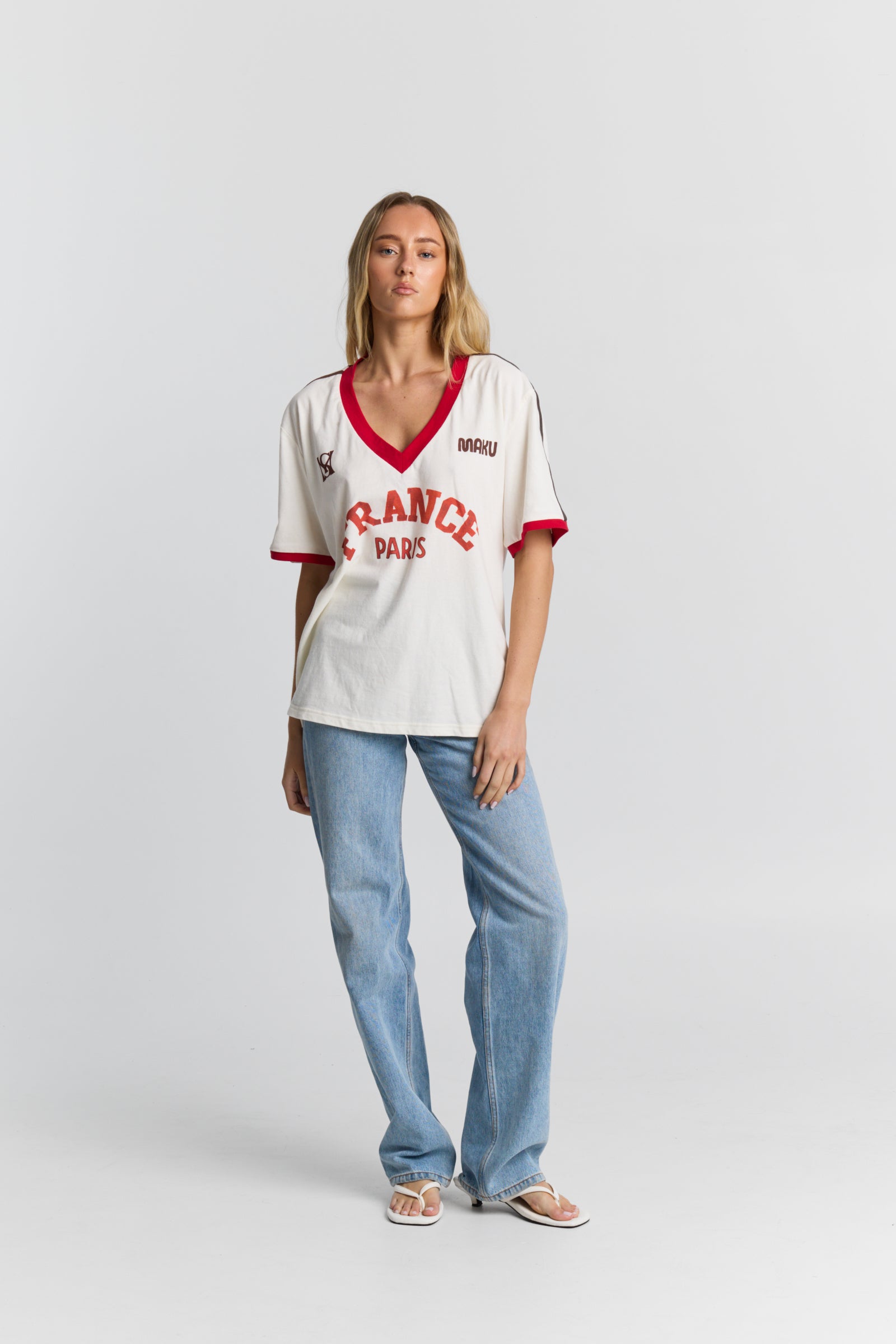 France V-Neck Tee