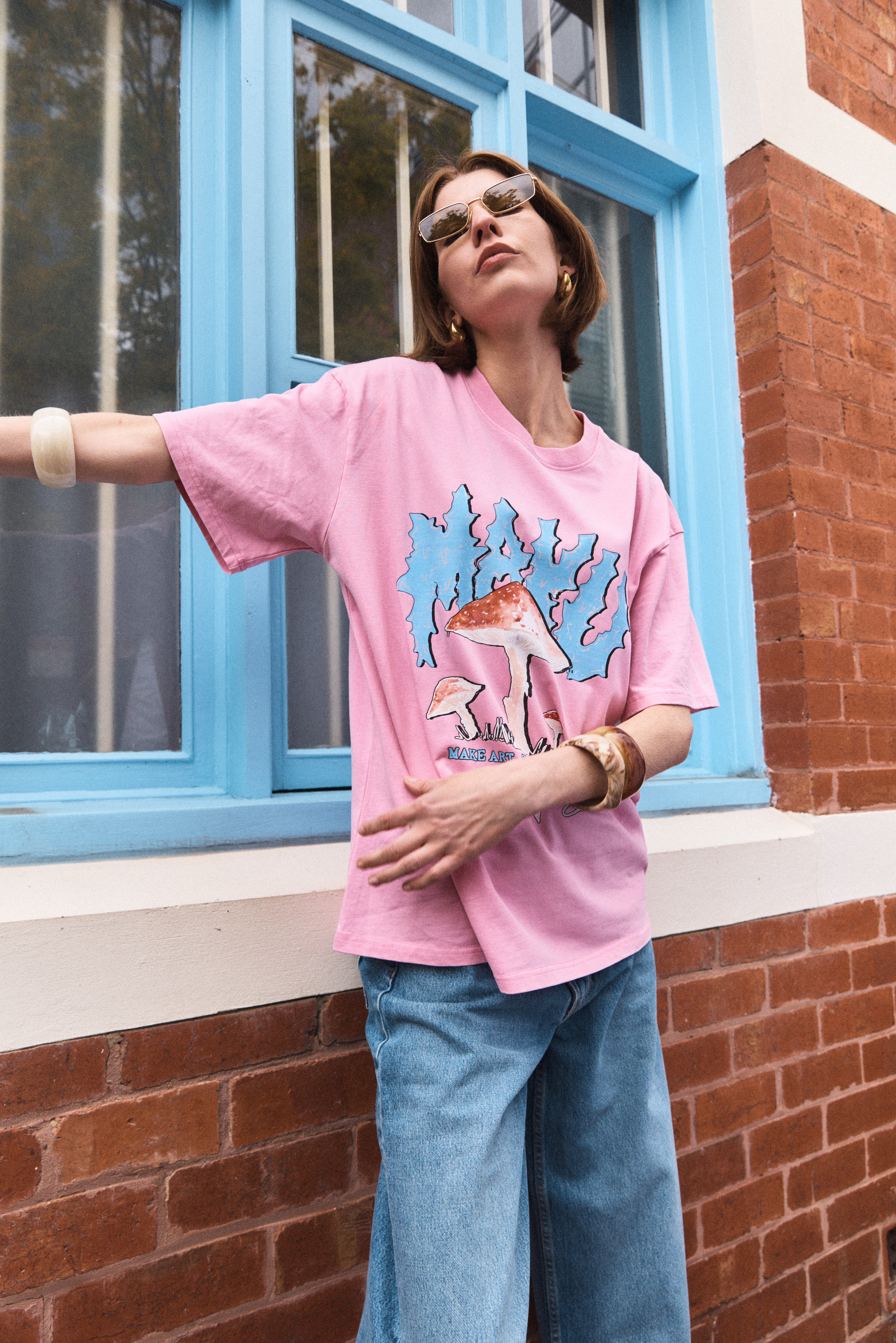 Stay Weird Oversize Tee