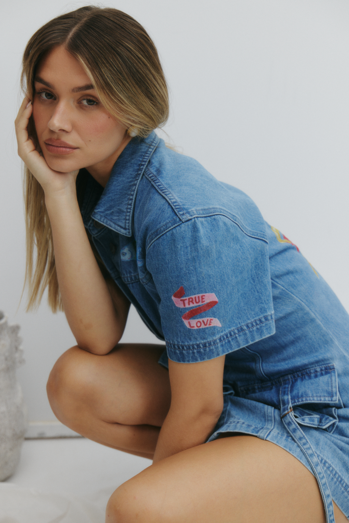 Tattoo Denim Dress