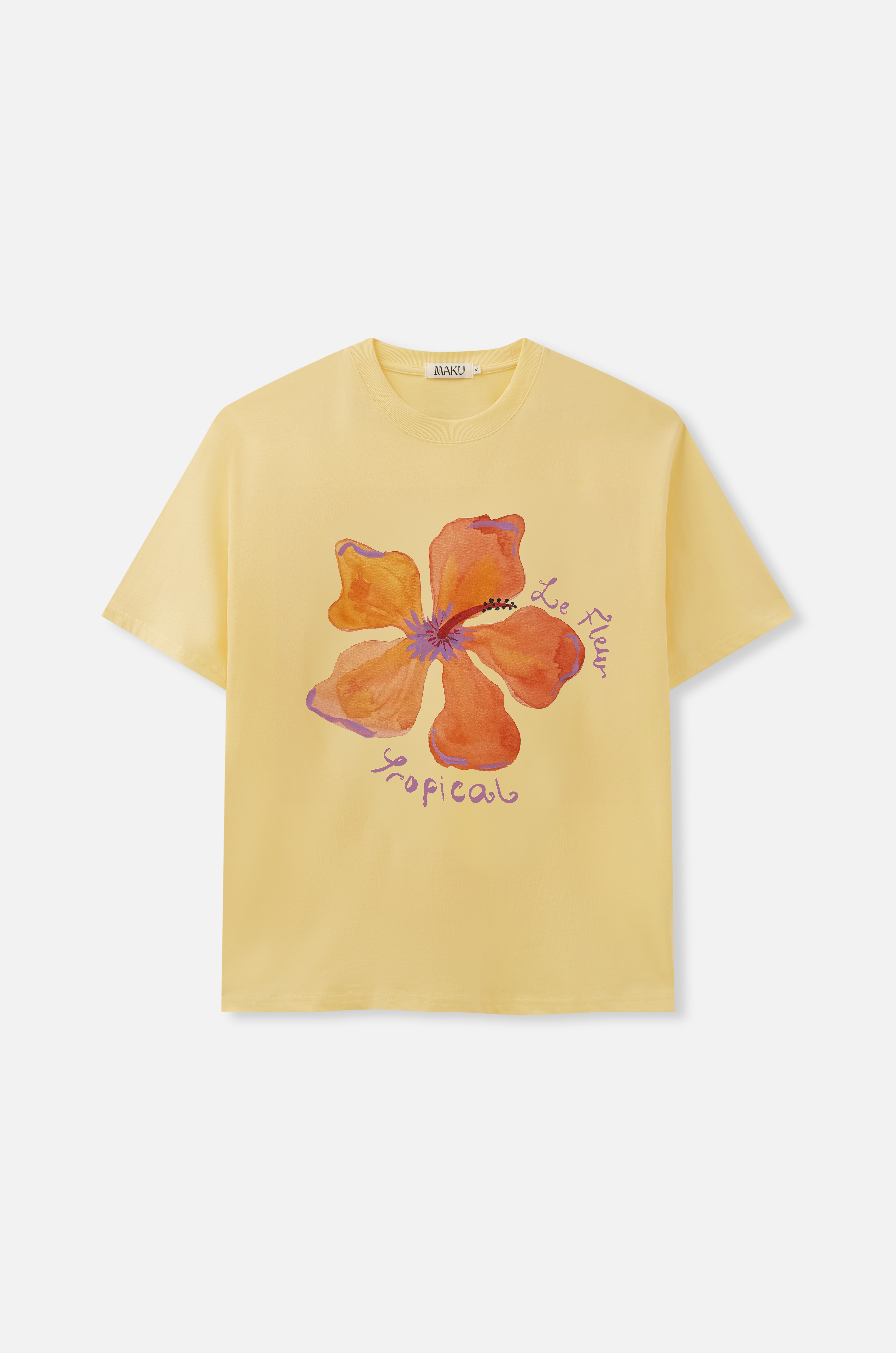 Le Fleur Tropical Oversize Tee
