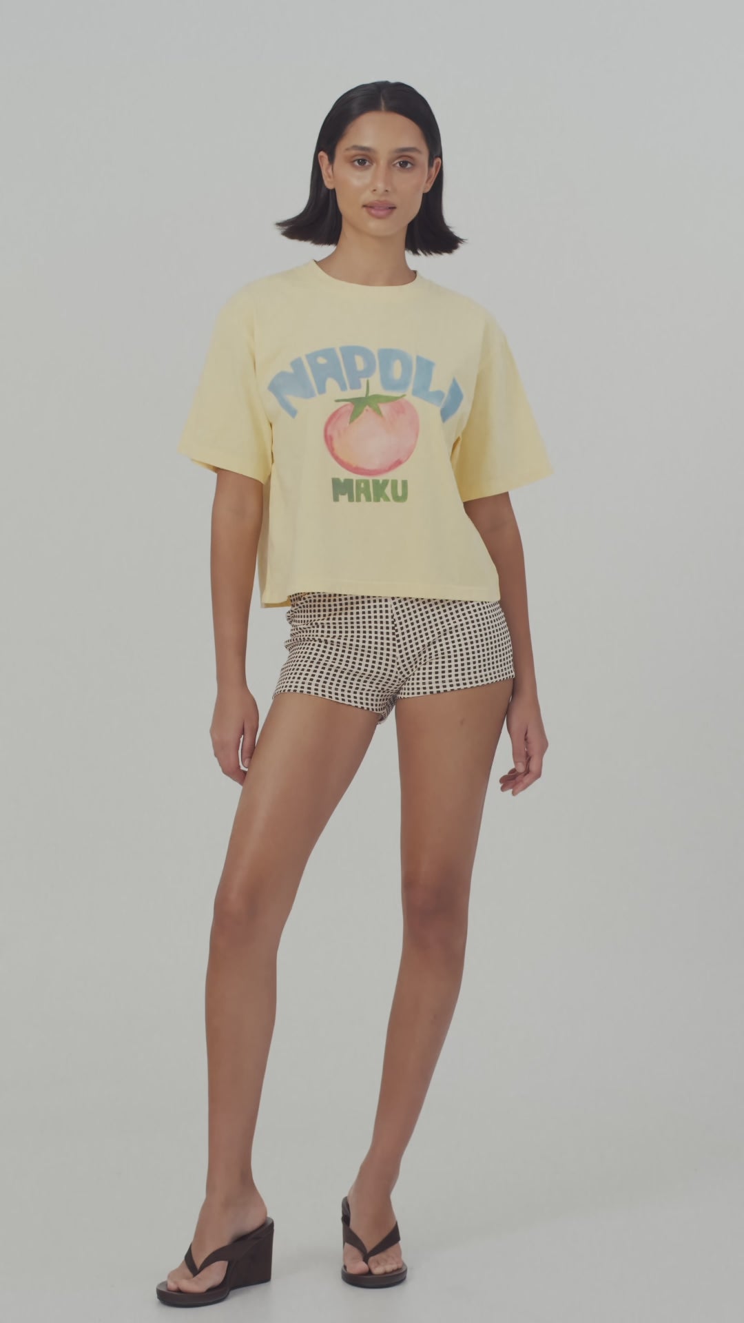 Napoli Boxy Crop Tee