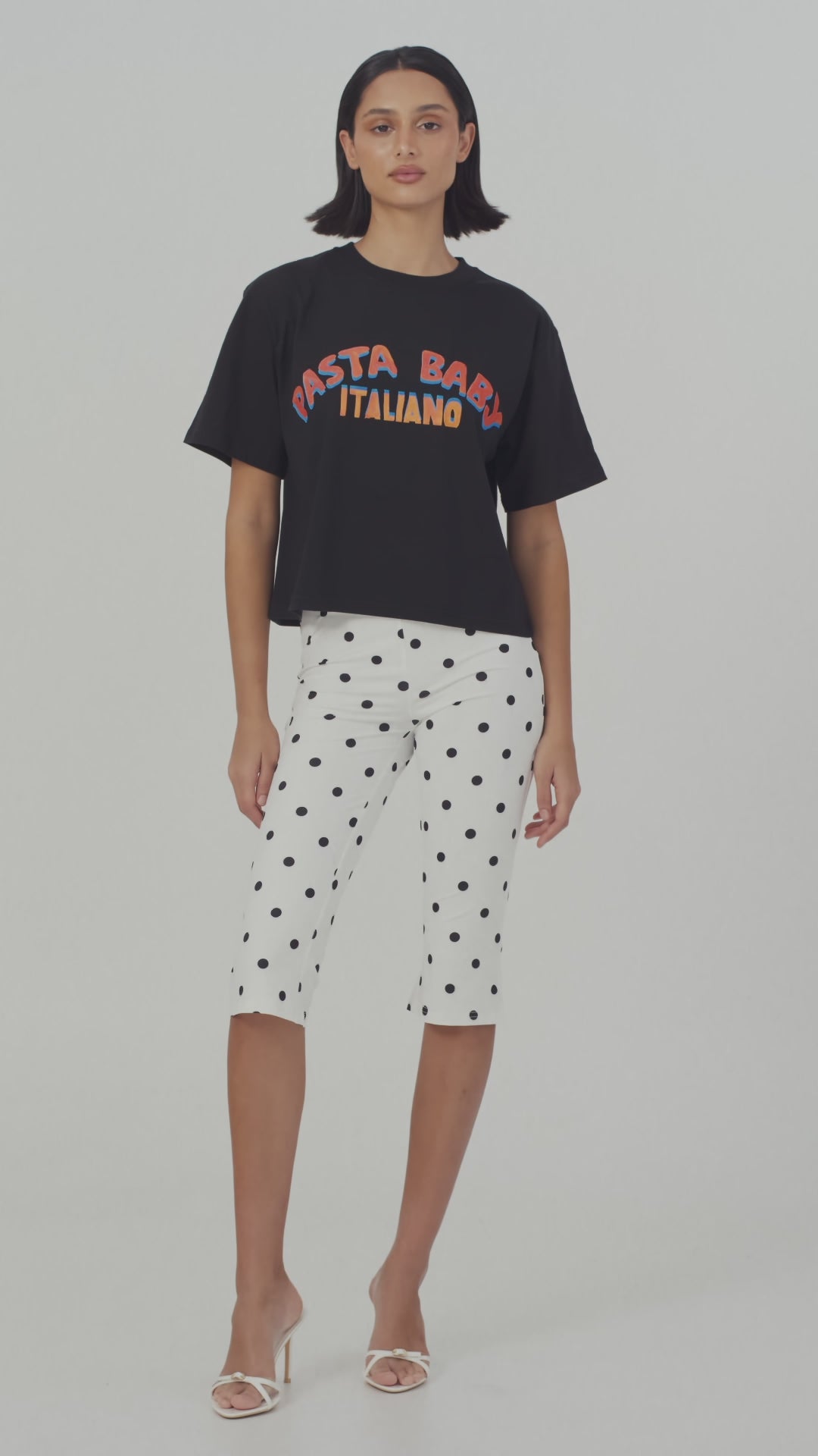 Pasta Baby Boxy Crop Tee